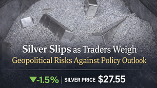 Silver Slips as Traders Weigh Geopolitical Risks Against Policy Outlook