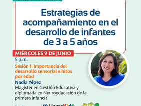 Desarrollo sensorial en niños de 3 a 5 años