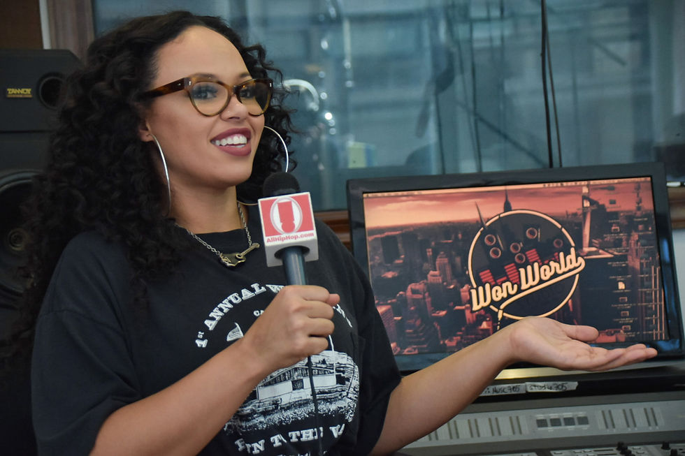 Elle Varner/ AllHipHop BTS