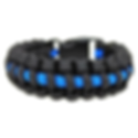 Thin Blue Line 550 Paracord Survival Bracelet