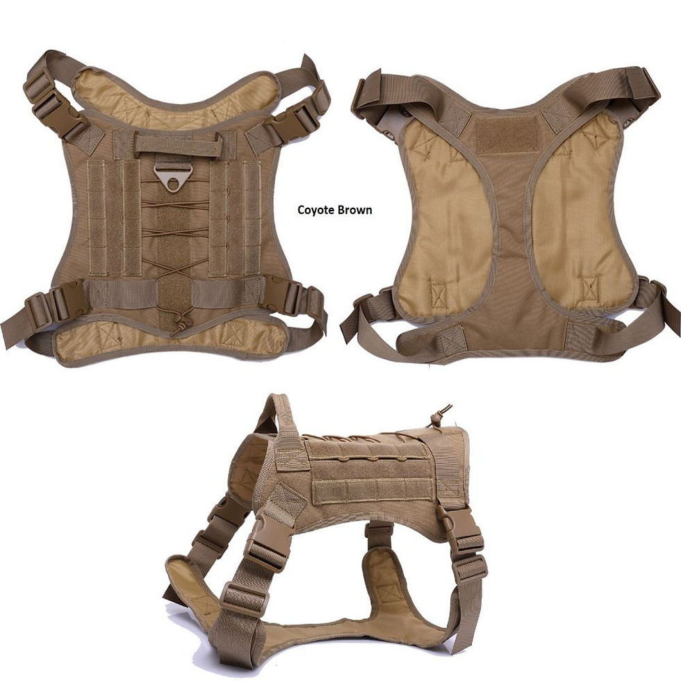 Thumbnail: D4 Dog K9 MOLLE Military Combat Edition Training Vest Harness