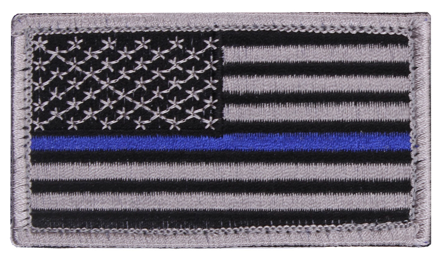 Thin Blue Line Patch - Hook Back