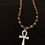 Thumbnail: Labradorite w Silver Ankh necklace 