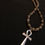 Thumbnail: Labradorite w Silver Ankh necklace 