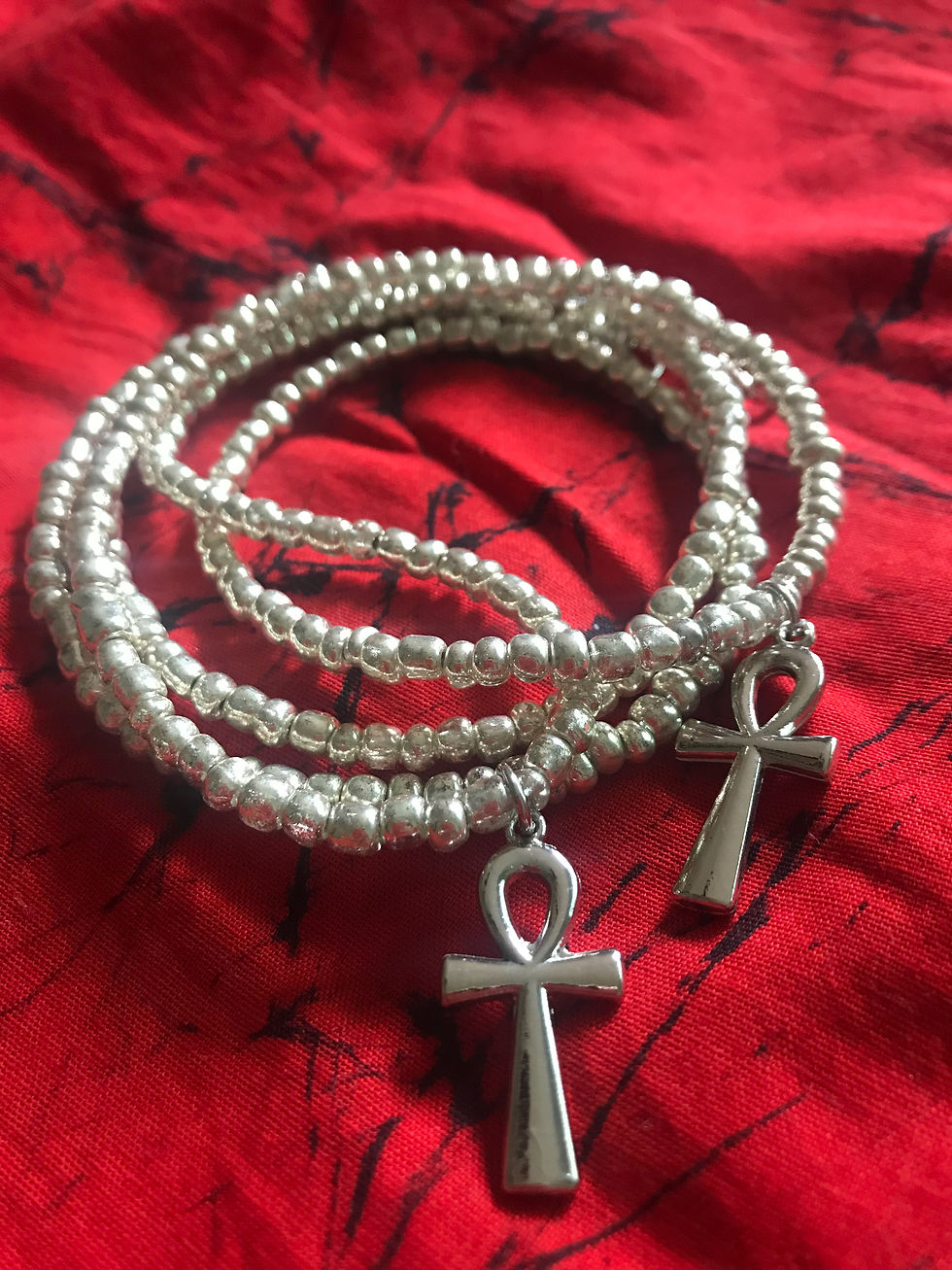 Thumbnail: Sterling w Silver Ankh 