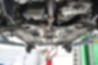 Working on a vehicle