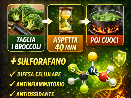 Come Massimizzare il Sulforafano dei Broccoli: il Metodo Scientifico dei 40 Minuti