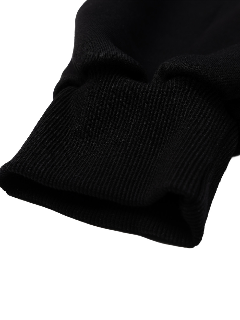 black oversized hoodie