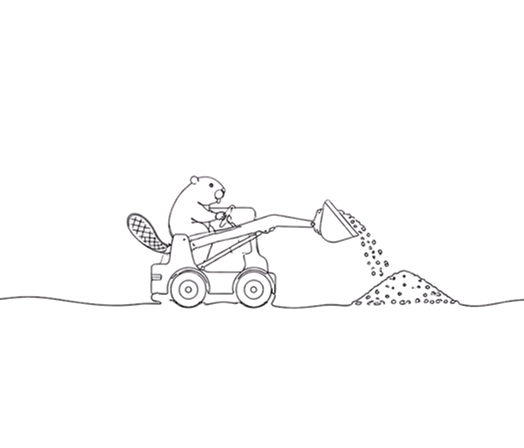 Gravel spreading