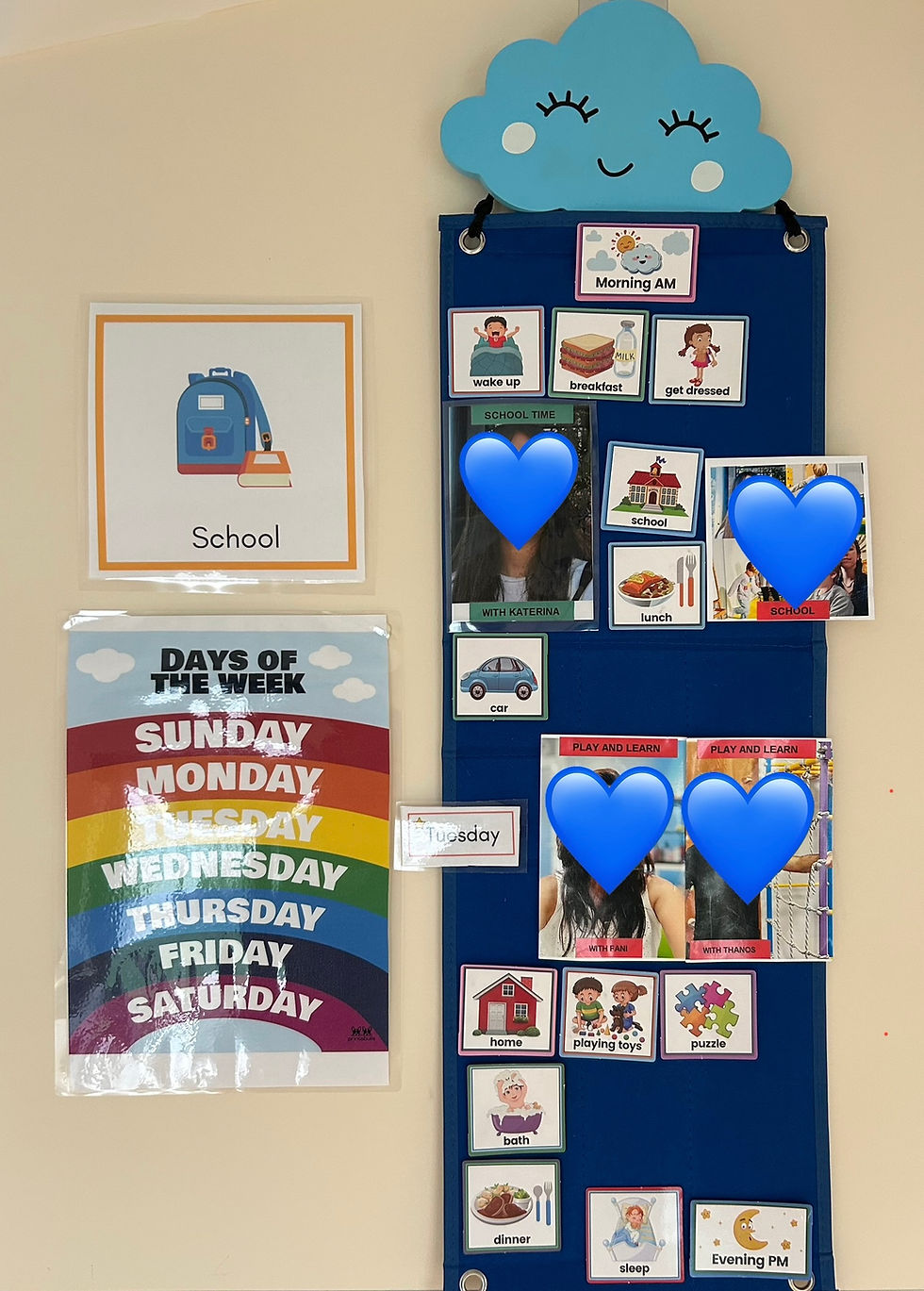 visual schedule for autistic kid