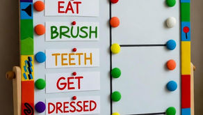 visual schedule for autistic kid 