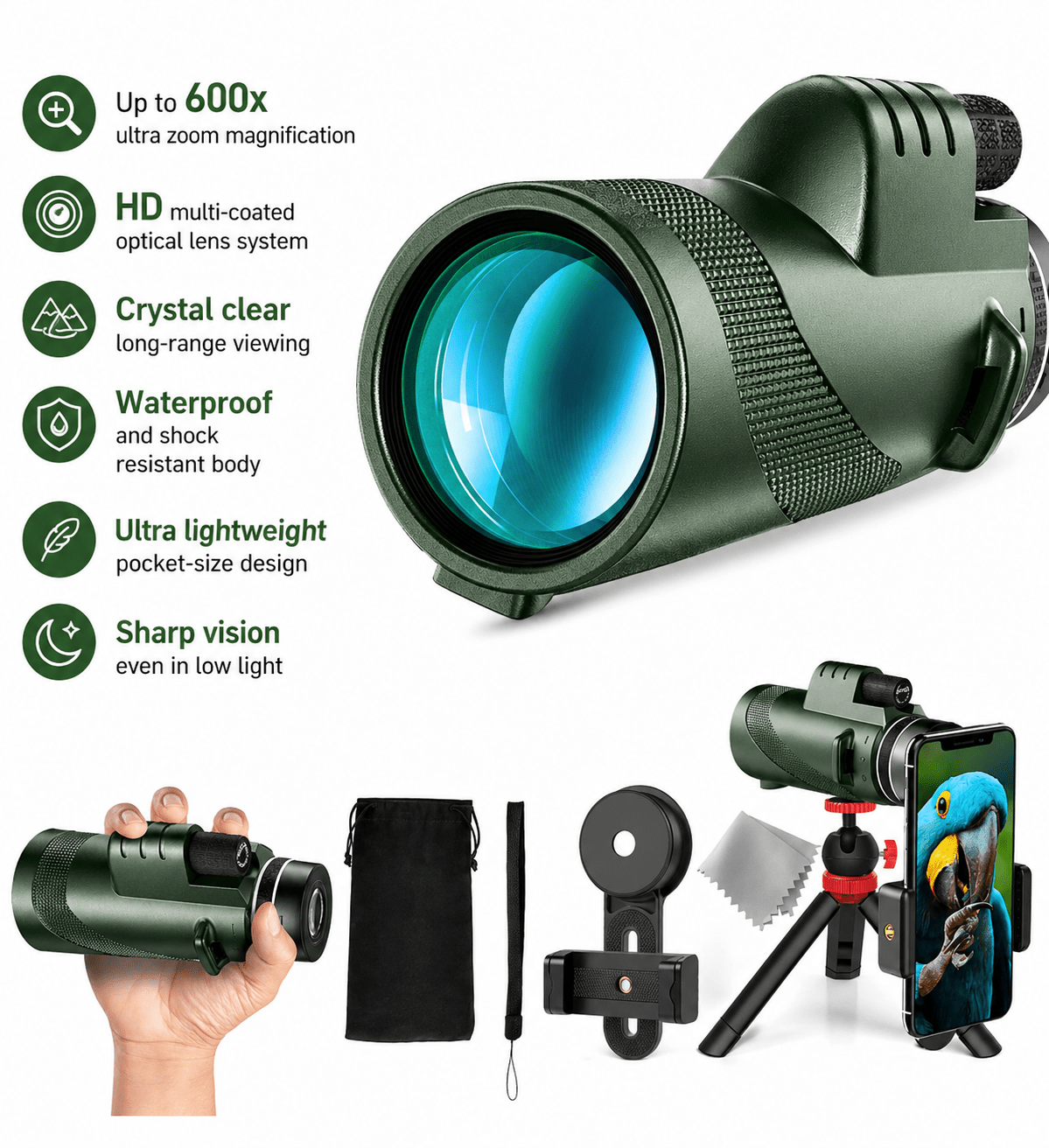 UltraZoom Monocular
