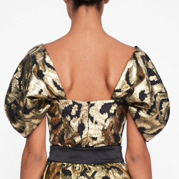 Thumbnail: Zara Gold and Black Bustier