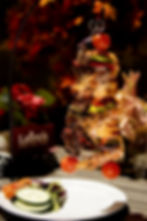 Meat, Chicken or Fish Brochette