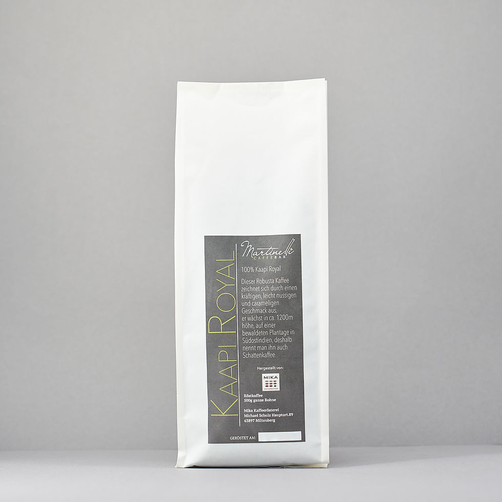 100% Kaapi Royal Robusta 500g ganze Bohnen