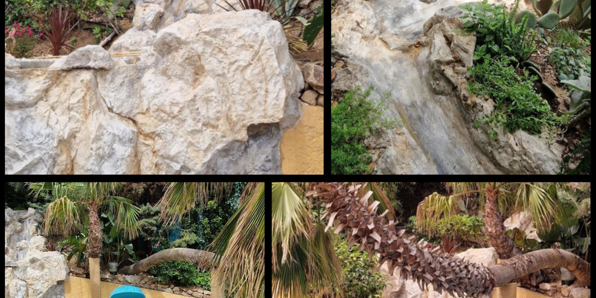 Roca artificial realista en poliéster – Poly Rock Concept Niza