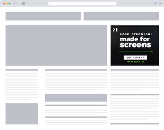 Made for Screens Booklet Medium Rectangle Ad Mockup