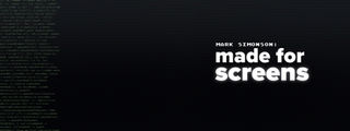 Made for Screens Booklet Title Spread
