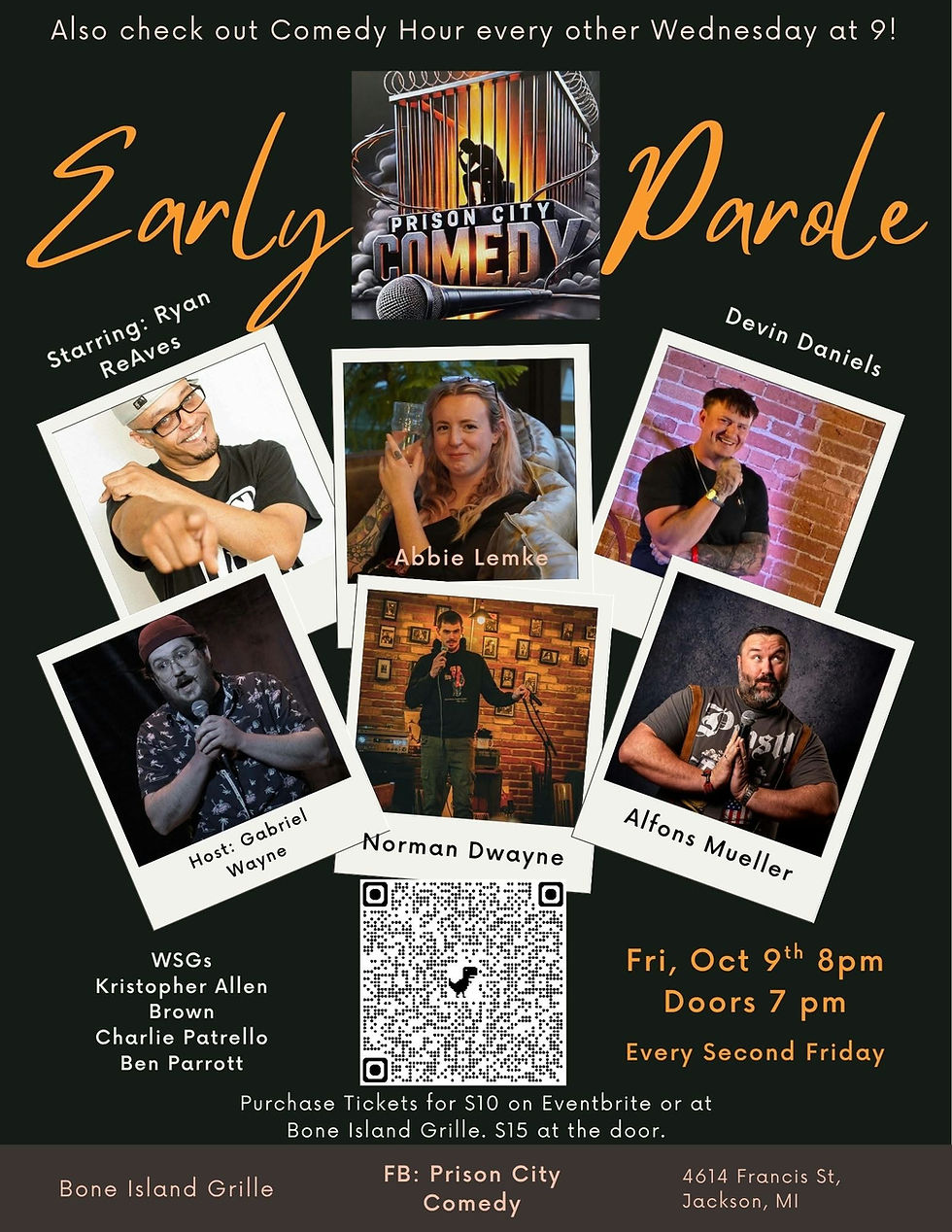 Early Parole — Prison City Comedy