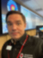 Chad Clifford working in the Colorado Emergency Operations Center for Wildfire Respose