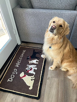 Coral Welcome Mat