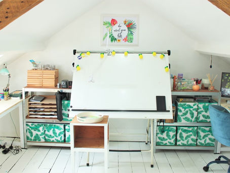 10 Tips for Artists to Setting Up Your Home Studio