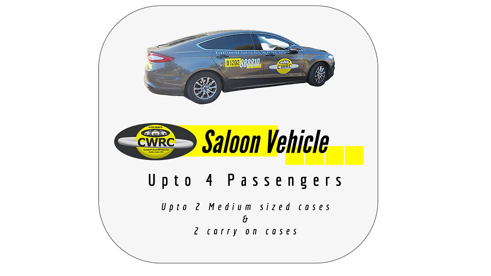 CWRC Taxis saloon vehicles