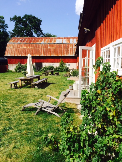 Baksida av ladugården