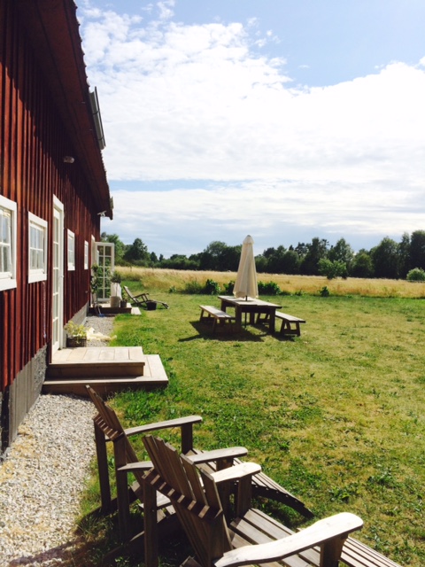 Baksida av ladugården