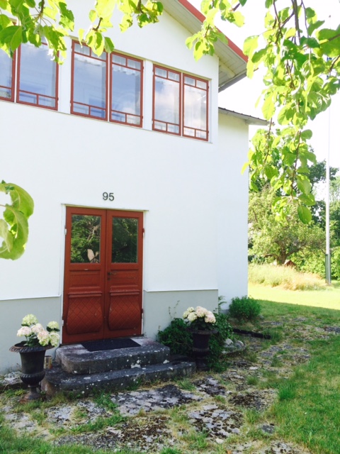 Framsidan på stora huset