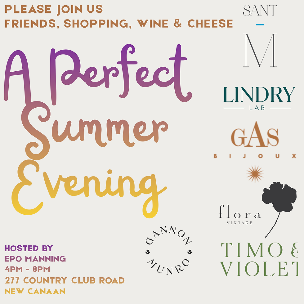 A Perfect Summer Evening Shopping Event