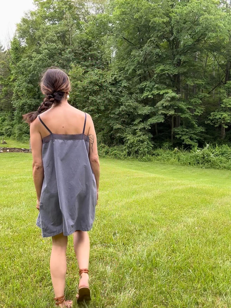 Thumbnail: Antique French Cotton Dress