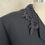 Thumbnail: 1990s Jean Paul Gaultier Femme Black Jacket w Lace Fleur-de-Lis Collar