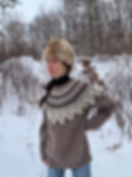 Thumbnail: Vintage Wool Nordic Fairisle Sweater