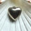 Thumbnail: Sterling Silver Puffy Heart Charm