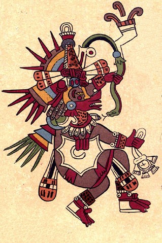 Quetzalcoatl brings cacao