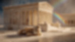 A teddy bear lies beside a miniature Supreme Court building under a faint rainbow — a symbolic image from Conversion (2024), the survivor-led documentary on conversion therapy and protecting LGBTQ+ youth.