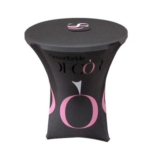 Premium Round Stretch Table Cover (Dye Sublimated) Starting at $180