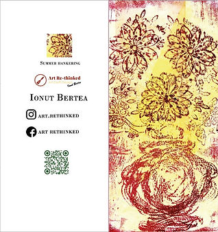 Greeting card collagraph