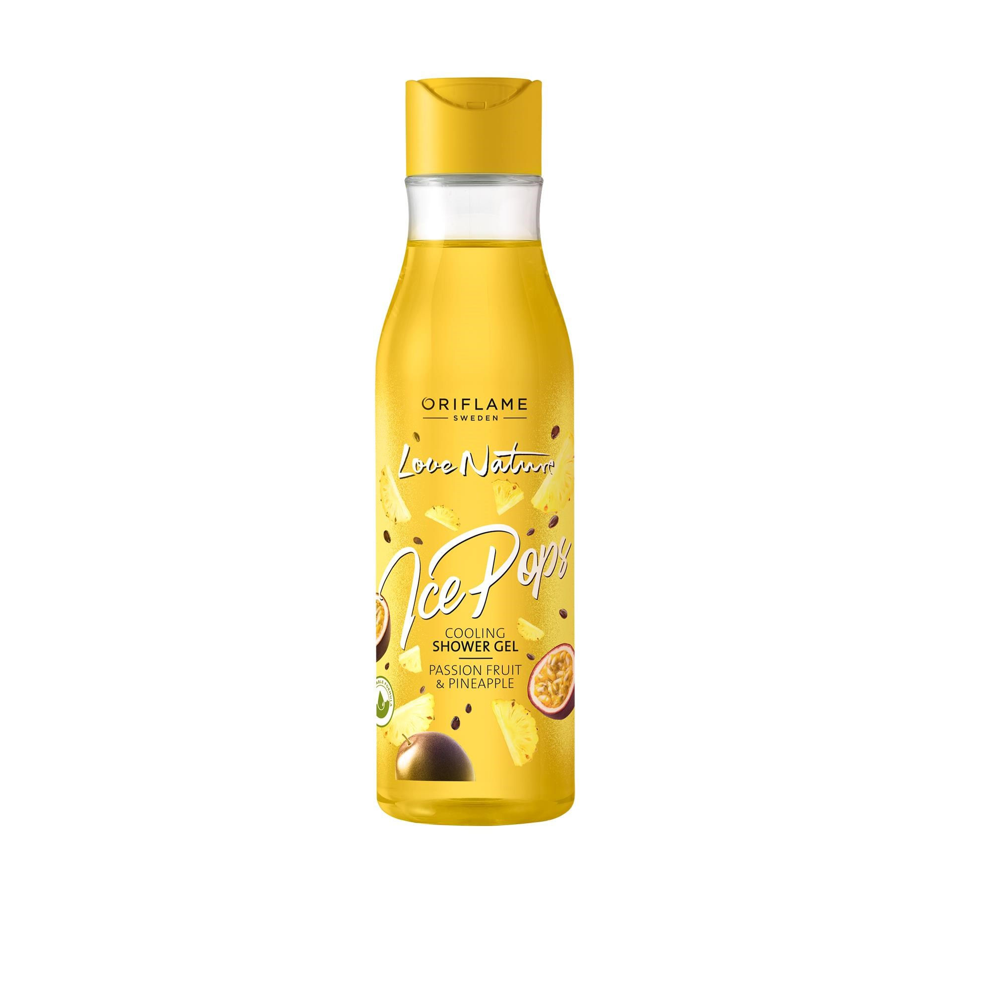 Gel de Ducha Refrescante de Maracuyá y Piña Love Nature Ice