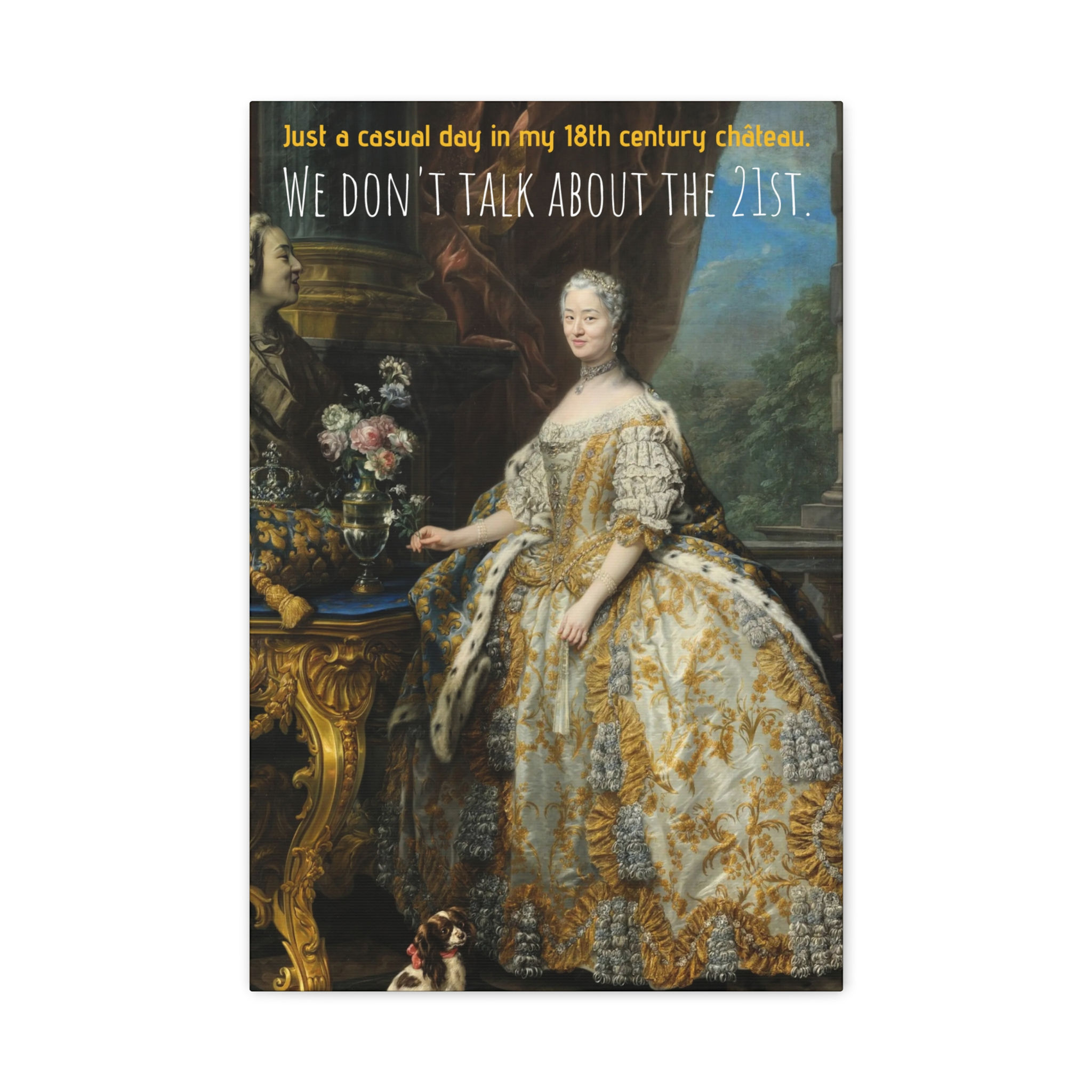 Canvas Print - Funny Face Swap Classic Art Matte Canvas