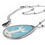 Thumbnail: Oval Necklace - Personalized Christian Gift with Custom Text