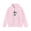 Thumbnail: Capybara with witch's hat Halloween theme Unisex Heavy Blend™ Hooded Sweatshirt - light pink - front