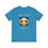 Thumbnail: "Pumpkin Panda Ready for Spooky Fun" Unisex Jersey Short Sleeve Tee - aqua - front