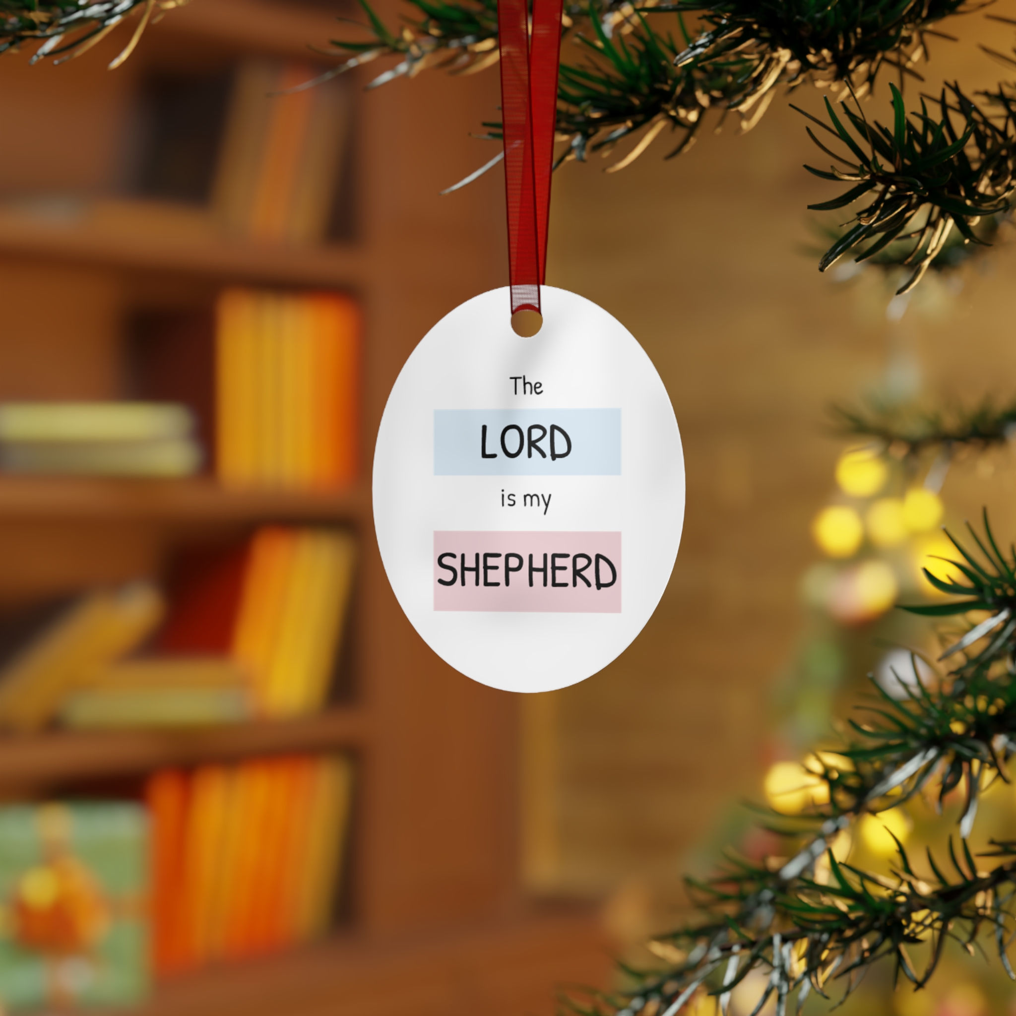 Custom Bible Verse Metal Ornaments - Custom Bible Verse Gifts for Christians
