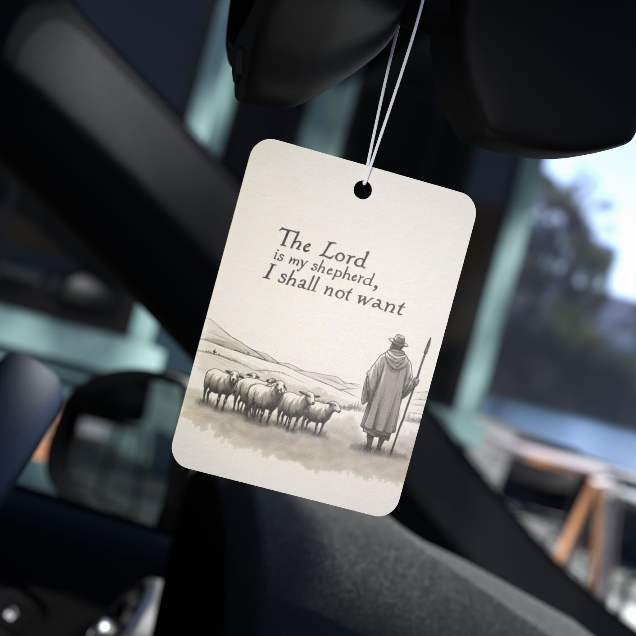 Custom Bible Verse Car Air Freshener - Personalized Christian Gift, 3 Scents