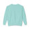 Thumbnail: Unisex Lightweight Crewneck Sweatshirt - No Passing You Custom Sleeve Design - Chalky Mint -Back