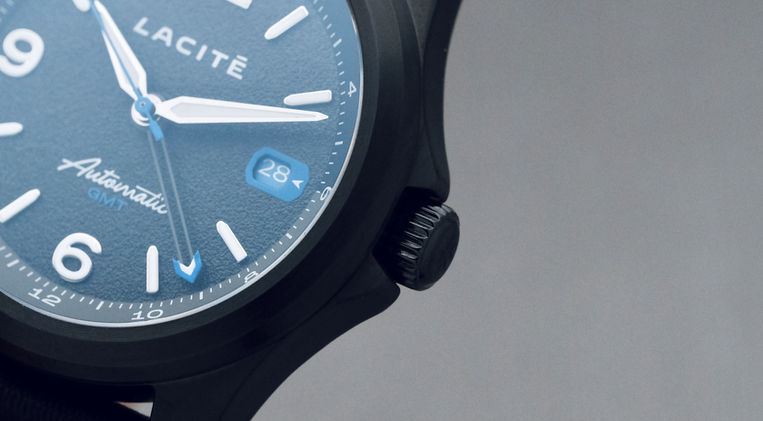 Lacite Urbanite GMT Slate Black Review French Canadian Microbrand Miyota 9075 True GMT Sports GADA Watch Mainspring Watch Magazine