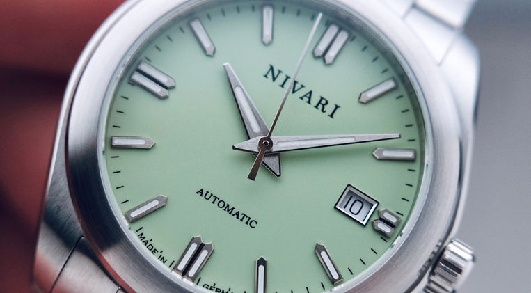 Nivari Eden Pistachio Review German Brand Everyday Sports Watch Sellita Caliber Mainspring Watch Magazine