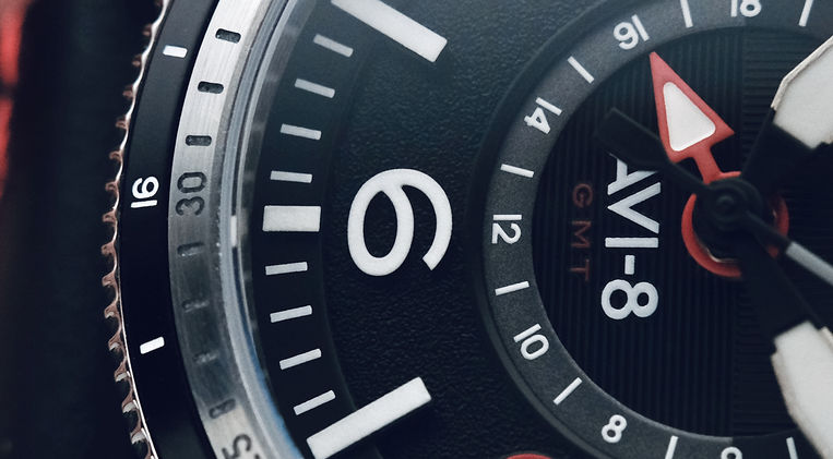 AVI-8 Flyboy Airmaster GMT Engine Black Review Seiko NH34 Microbrand Pilot Watch Mainspring Watch Magazine